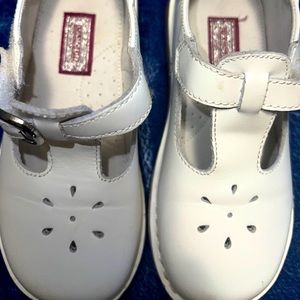 L'amour  Joy Toddler Girls 751 Ecru Beige Leather Mary Janes Shoes Size 12